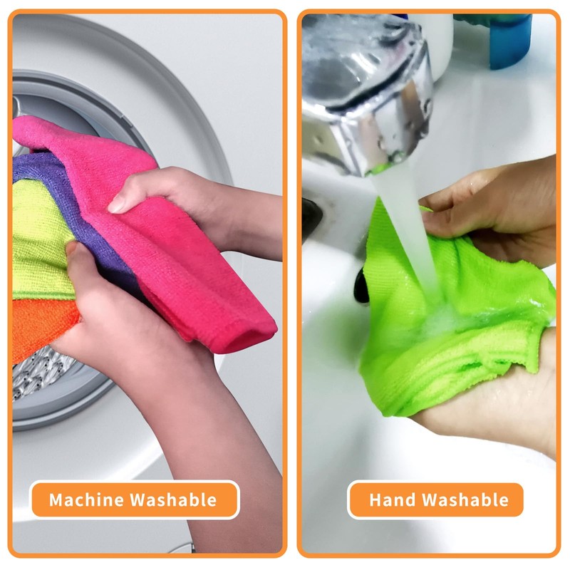 Stycypel Microfibre towels, cleaning cloth (purple-25pcs)