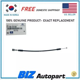 Hyundai MOBIS Genuine Hood Latch Release Cable for 2012-2017 Hyundai Veloster # 81190-2V100