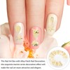 Healeved 2 Pcs Nail Art Rivet Seashell Nail Charms Small