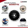 LXDIAMOND Diamond Cutting Disc 200 mm x 25.4 mm -
