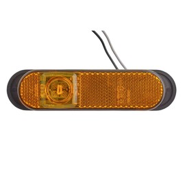 HELLA 2PS 329 060-081 Side Marker Light - LED - 24V - mounting - Lens Colour: Yellow - left/right