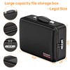 BALAPERI Fireproof File Organizer with Fireproof Zipper,Fireproof Document Box Hard