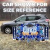 Blue Oversized Congrats Grad, Graduation Yard Sign Display | 11pc