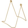 Bard's Folding Gold-toned Wire Easel Stand, 6" H x 4"
