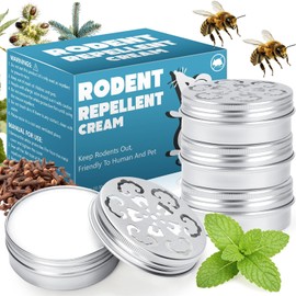 4 Pack Peppermint Wasp & Bee Repellent, Natural Carpenter Bee Repellent for Yellow Jacket, Hornet, Mud Wasp Deterrent for Indoor Outdoor Patio Garden Porch, Pet & Human Safe