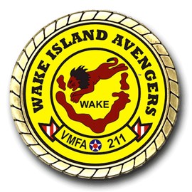 Military Productions VMFA-211 Wake Island Avengers US Marine Corps Challenge Coin