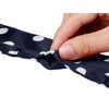 Allegra K Bowknot Scarf, Neckerchief, Rectangle, Thin Polka Dot, Hair