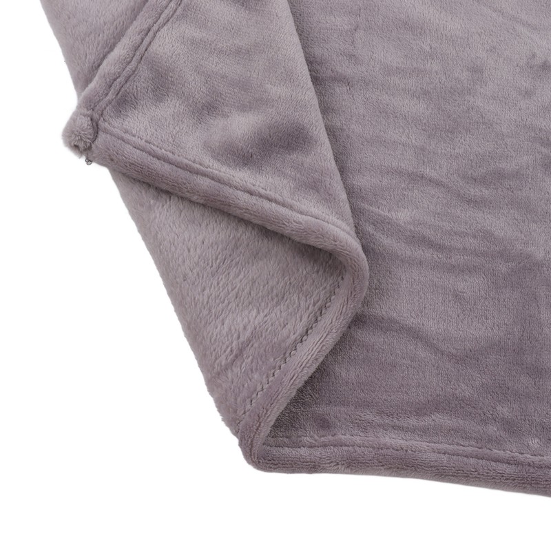 Flannel Throw Blanket Plush Light Breathable Foldable Warm Stylish Simple