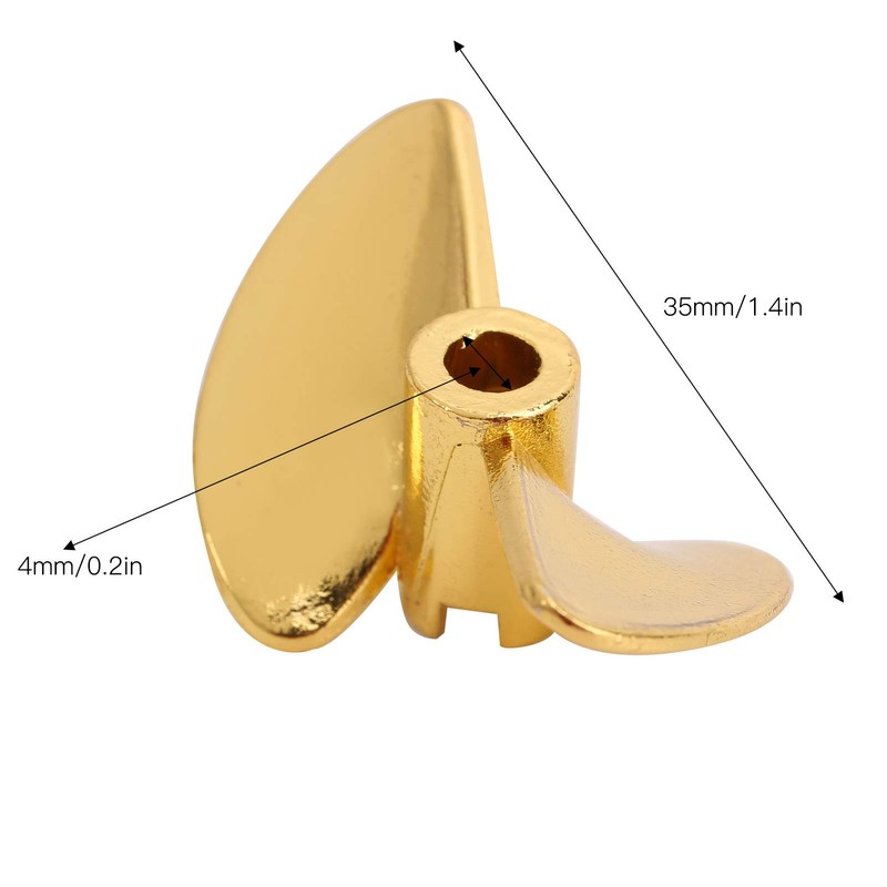 RC Boat Propeller, Aluminium Alloy RC Boat Propeller 35mm 2