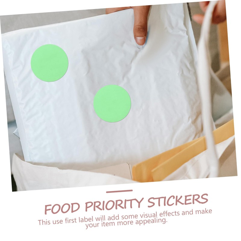 jojofuny 3Rolls Use First Stickers Eye Catching Restaurant Food Service