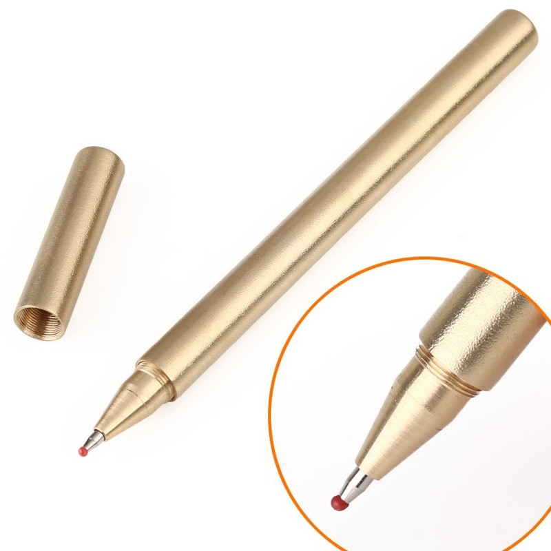 SAGULU Ballpoint Pen Permanent Ballpoint Pen Classical Brass Writing Instrument