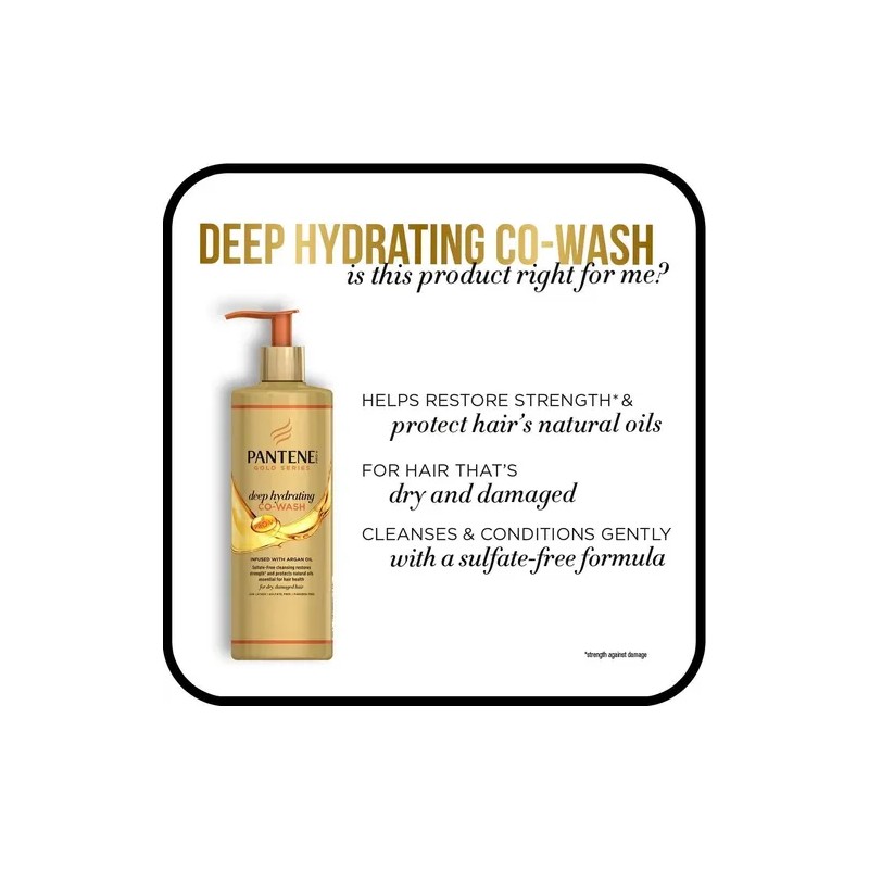 Pantene Wash Hidratante Profundo Gold Series Pro