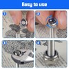 M10 Nuts Set, Self-Locking Nuts, DIN985 Nut M10 Stainless Steel