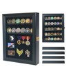 Military Challenge Coin Display Case with Medals Display 11x14IN Shadow