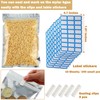200-Pack Reclosable Small Mylar Bags for Food Storage 4.7" x
