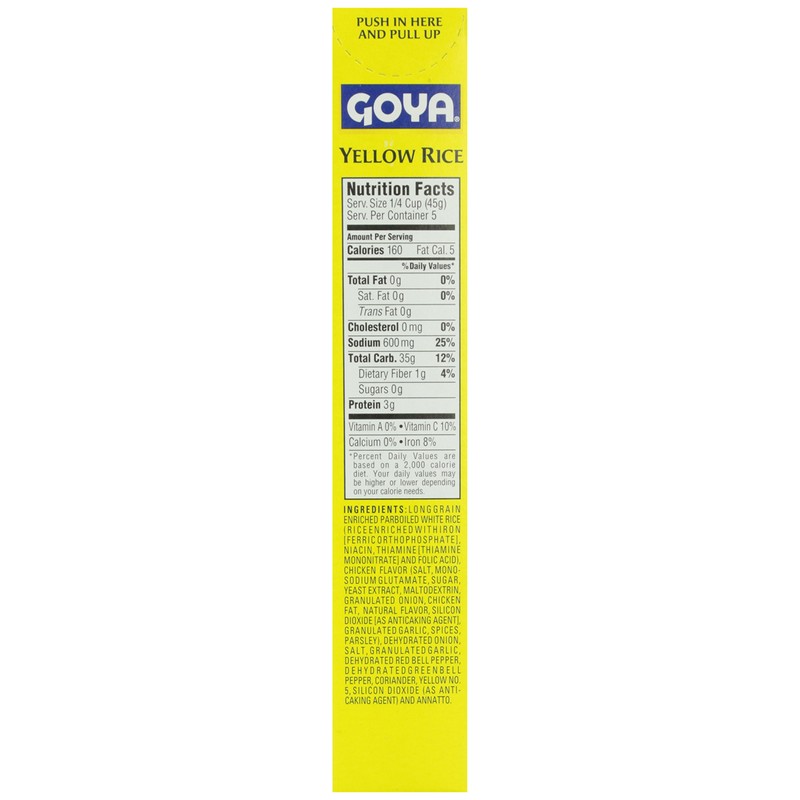 Goya Yellow Rice Mix, Spanish Style, 8 Ounce