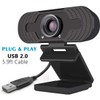 Full HD 1080P Webcam With Microphone and USB Web Camera,