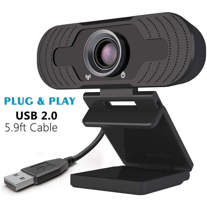 Full HD 1080P Webcam With Microphone and USB Web Camera,