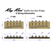 Ray Ross Saddle-Less 5-String Bass Bridge (19 mm, Chrome)