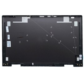 wzqrps Replacement Laptop LCD Cover Back Rear Top Lid with Hinges for HP Envy X360 15-ED 15M-ED 15T-ED 0023DX L93203-001 L93204-001 (Black)