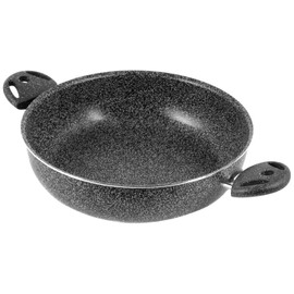 Home Stone Antihaft-Bratpfanne mit 2 Griffe, Stein, Anthrazit, 22 cm
