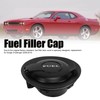 Fuel Filler Cap Matte Black 68250120AA Gas Door Cap Replacement