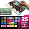 Zieler® - 25 + 1 Artists Graphic Marker Dual Tip