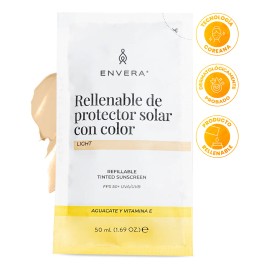 Rellenable De Protector Solar Facial Con Color Light
