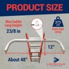 Louisville Ladder Aluminum Ladder Stabilizer, 150-Pound Load Capacity, LP-2200-00