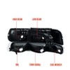 PIT66 Headlights Assembly, Compatible with 1999-2002 Chevy Silverado/ 2000-2006 Suburban