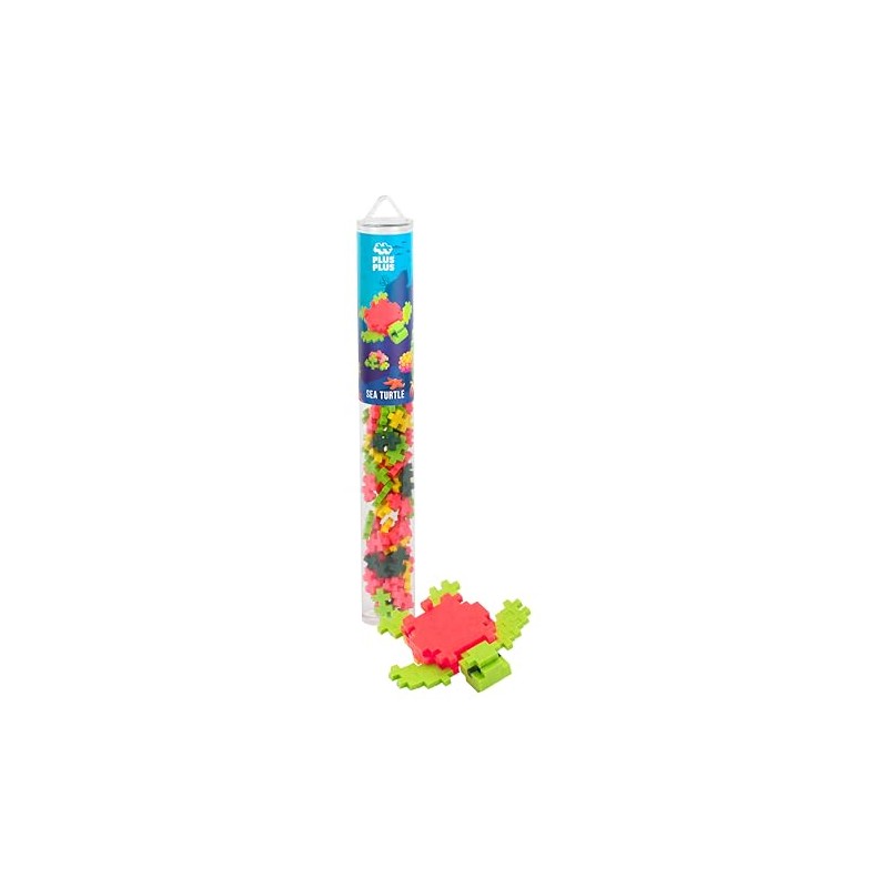 Plus-Plus 4327 Ingenious Construction Toy, Sea Turtle, Creative Building Blocks