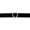 Clataly Black Velvet Crystal Collar Necklaces Gothic Choker Necklaces Adjustable
