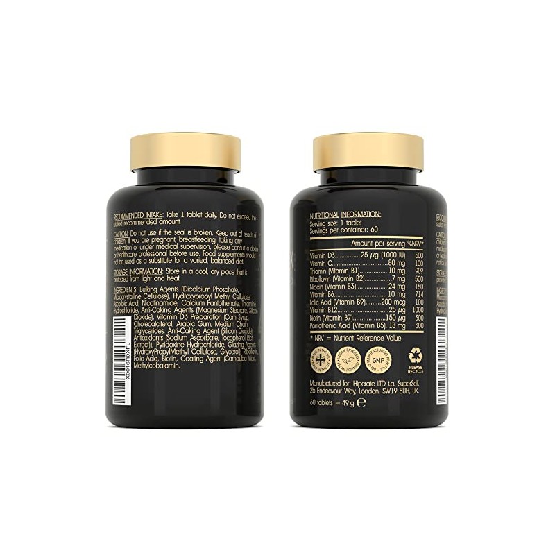 Vitamin B Complex High Strength - Slow Release Super B