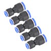 50 Pcs PushtoConnect Fittings PG84 Quick Release Pneumatic Straight Push