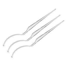 BIUDECO 3pcs Grafting Eyelash Display Tool Curve for Fit and Easy to Use for Home and Salon Applications White