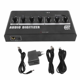 Digital to Analog Audio Converter Bluetooth Optical Coaxial to RCA 3.5mm Jack Converter with Type C Interface 100‑240V EU Plug