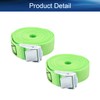 Yinpecly 2Pcs 0.98" x 4M Polypropylene Cam Buckle Lashing Straps