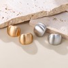 EVER FAITH Chunky Earrings Hypoallergenic Drop Matte Stud Earrings Statement