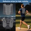 BECOJADDE Running Vest Women 5L Hydration Backpack Lightweight for Mens