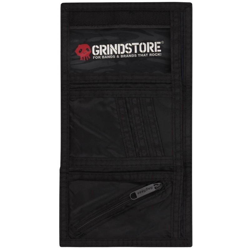 Grindstore Skull & Crossbones Black Ripper Wallet