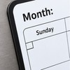 Magnetic Dry Erase Monthly Calendar for Refrigerator – Reusable Family