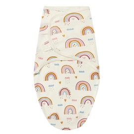 Refilerss Newborn Swad Wrap, 100% Cotton, For All Seasons, Type, Uerine Biomechanics, Anti-Bounce Design, Cute Patterns Available, 0 - 2 Months, Sleep Stability Wrap, Rainbow Patterns