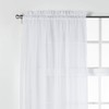 Stylemaster Elegance Sheer Voile, 60" X 63" | Panel, White