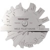 YESWELDER MG-11 Metal Weld Fillet Gages Set (7PCS) 1/8''-1'' Welding