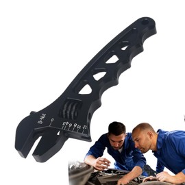 Schlauchschlüssel, Gartenschlauchschlüssel, 3AN-12AN verstellbare Aluminium-Schlauchanschlüsse, AN-Montagewerkzeug, Winkelanschlagschlüssel, Ölschlauchschlüssel für PKW-, LKW- und SUV-Ölschläuche