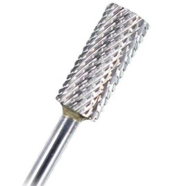 Medicool Silver Carbide Small Barrel Two-Way Bits File Shape and Shorten Nails Acrylic and Gel Nails 1/8" | TWS*CC2XC