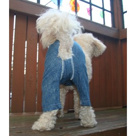 Mozzie Pants Original Dog Pants, E-Collar Alternative, Dog Pajamas, Dog Diaper X-Large Dog, Blue