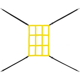 AOLIGEIJS Baseball Net Adjustable Strike Zone Target… (Strike Zone Pro, Yellow)