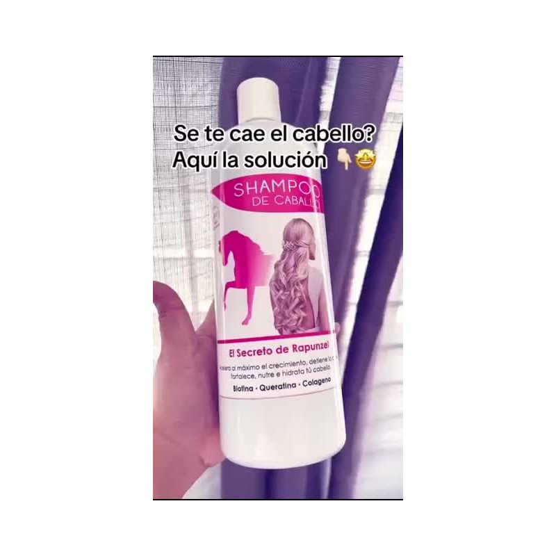 Shampoo De Caballo Detiene La Caída Acelera El Crecimiento