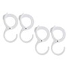 Ipetboom 4pcs Adjustable Clasp Hooks Practical Hangers for Kitchen and